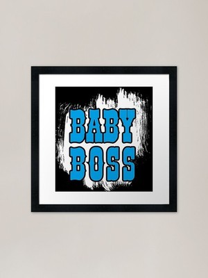 Baby Boss Gerahmter Kunstdruck Gerahmtes Wandbild Poster Leinwanddruck Bild
