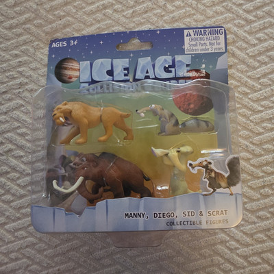 Headstart Ice Age Collision Course Manny Diego Sid Scrat Figure Set Boxed