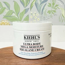Kiehl’s Ultra BODY MEGA MOISTURE Squalane Cream 8.4 oz / 250mL  Sealed NEW