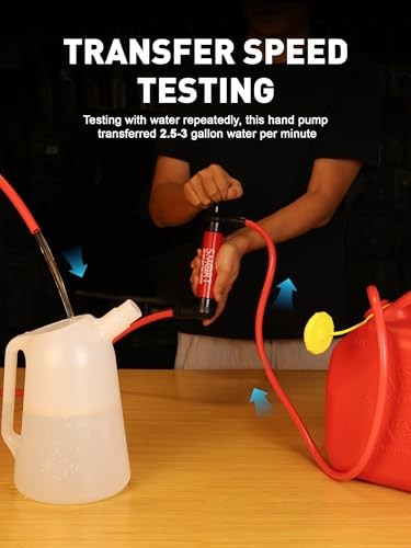  - Fluid Transfer Pump Automotive, Oil Transfer Pump, Hand Pump Siphon, Multi 