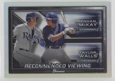 2017 Bowman Draft Recommended Viewing Refractor Taylor Walls Brendan McKay z6b