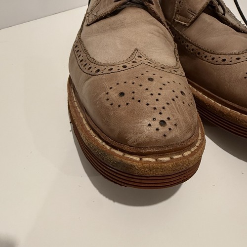 Zapatos de vestir ALLEN EDMONDS para hombre de cuero marrón punta de ala larga Oxford talla 10,5 D - Imagen 7 de 12