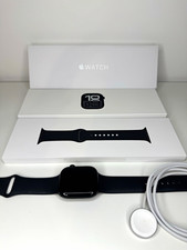 Apple Watch Series 10 46mm Jet Black Aluminum GPS - Black Sport Band Boxed