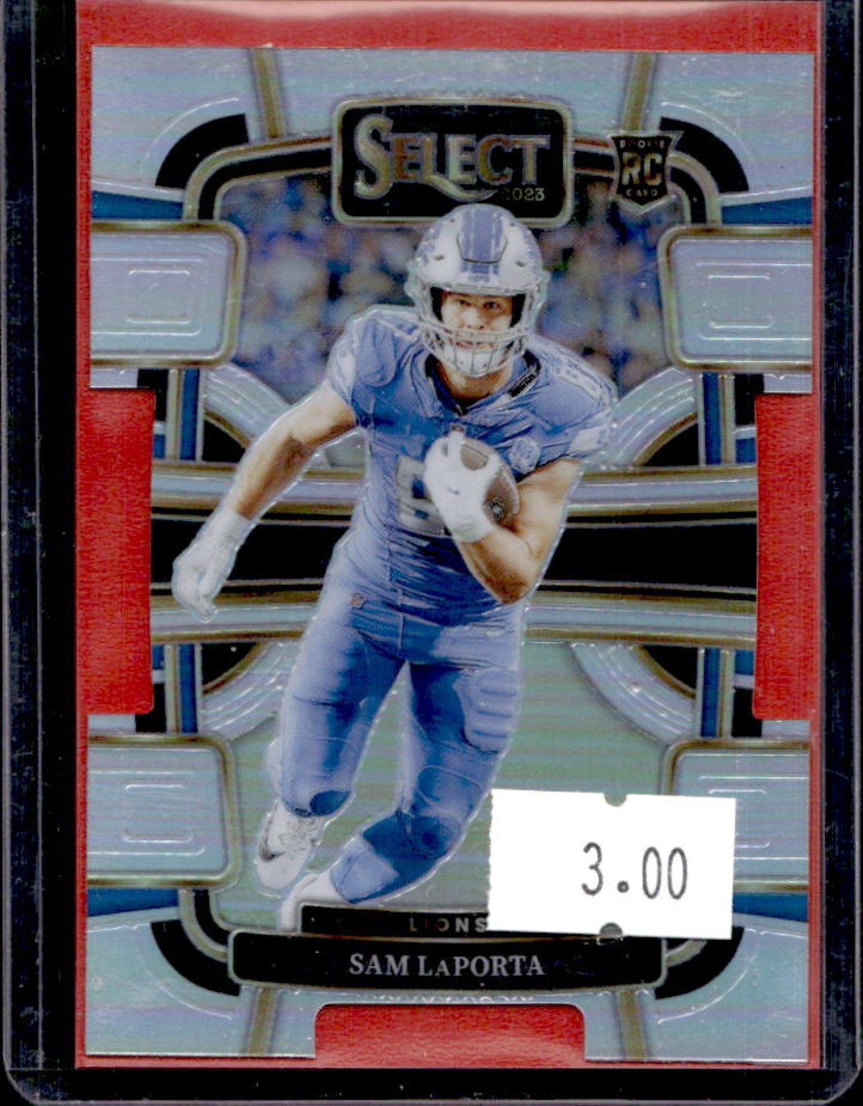 2023 Select Sam LaPorta Silver Prizms Die Cut RC Concourse #35 Lions