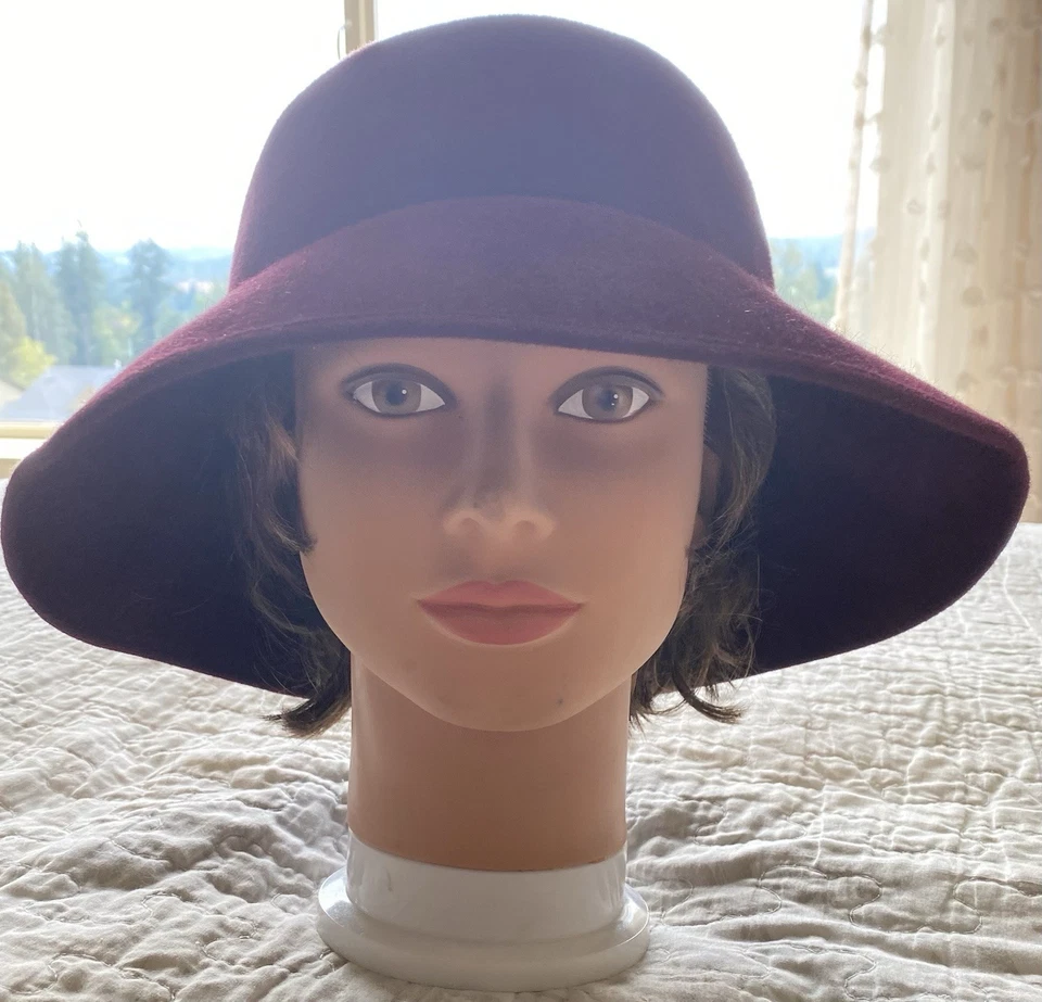 Kaminski Fur Felt Floppy Hat Vintage 70s - Image 3 of 4