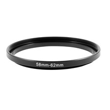 58mm-62mm 58-62mm Aluminum Step Up Adapter Ring for DSLR Camera