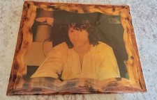 Vintage Jim Morrison Photo Lacquered on wood-Rare Item
