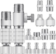 14 Pieces Airbrush Adapter Set Airbrush Quick Disconnect Fittings Hose Quick Rel