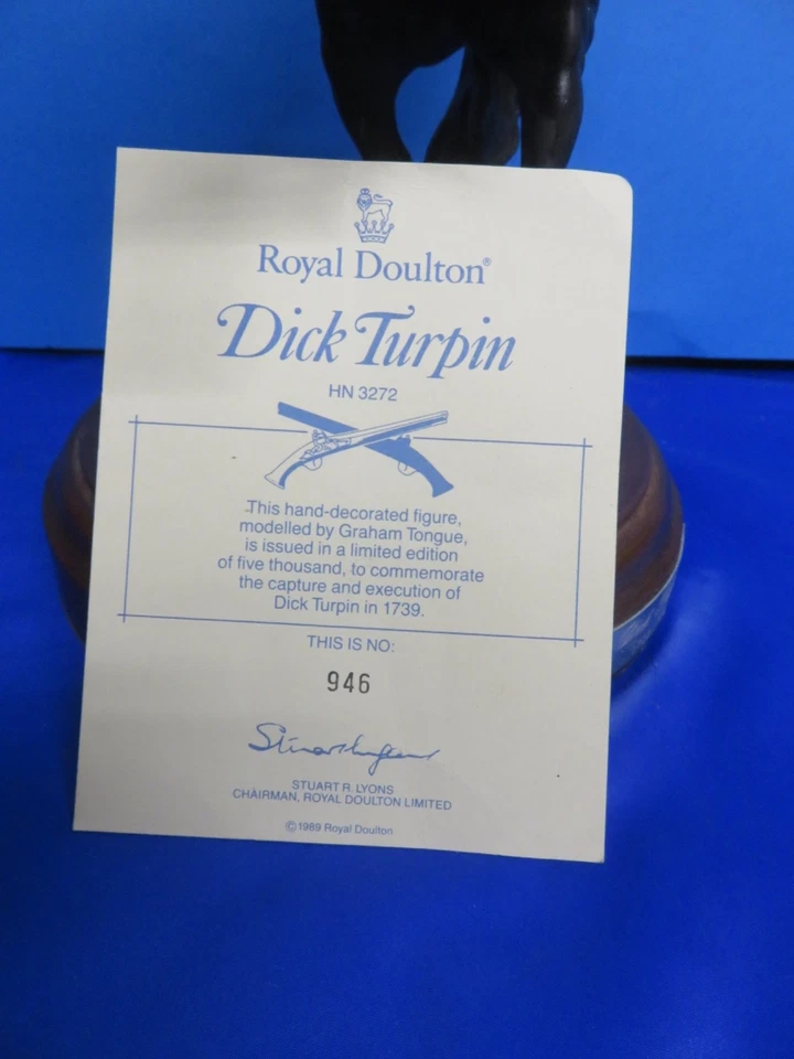 BESWICK/ROYAL DOULTON DICK TURPIN LIMITED EDITION - Image 3 of 4