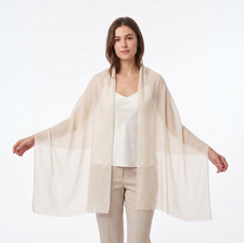 100 Pure Cashmere Pashmina Shawl Hand-Woven Nepal NPIA Certified Luxury Gift