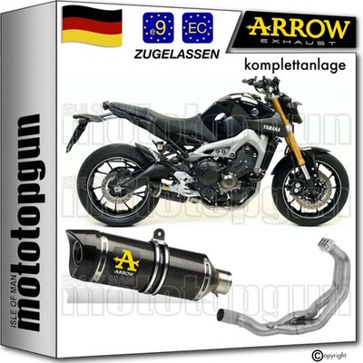 ARROW KOMPLETTANLAGE ZUGELASSEN KAT THUNDER CARBON C YAMAHA MT09 MT-09 2015 15