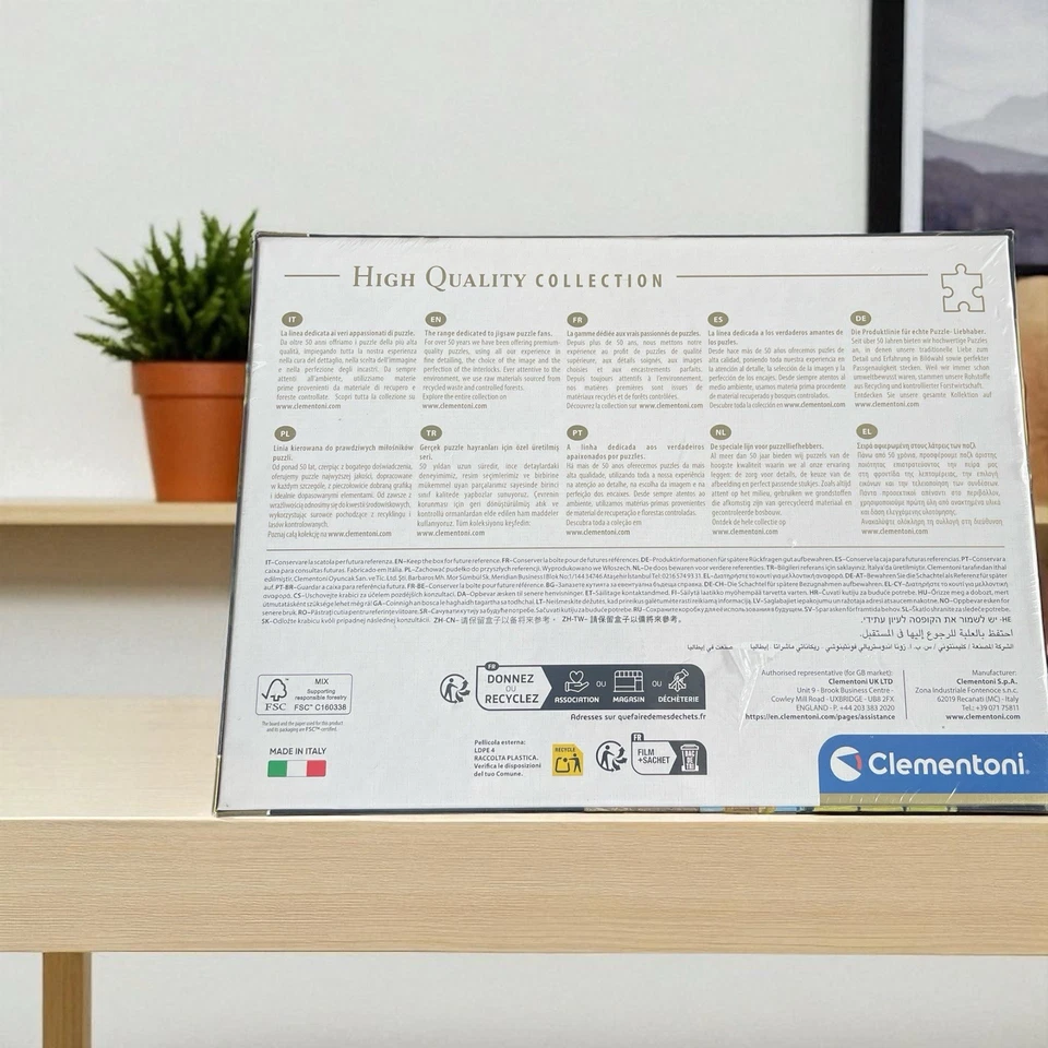 Clementoni Vincent Van Gogh Jigsaw Puzzle Bedroom in Arles 1000 piece Complete - Image 2 of 4