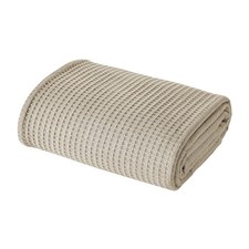 100 Cotton Waffle Thermal Blanket, Taupe, Twin/Twin XL
