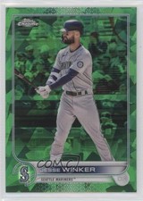 2022 Topps Chrome Update Sapphire Edition Green 38/75 Jesse Winker #US3