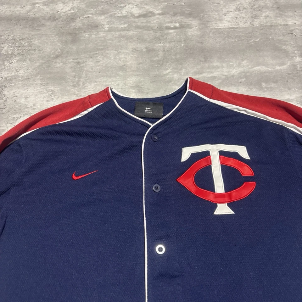 Johan Santana Minnesota Twins Jersey Men's Medium Blue Nike Sewn MLB* - Image 2 of 4