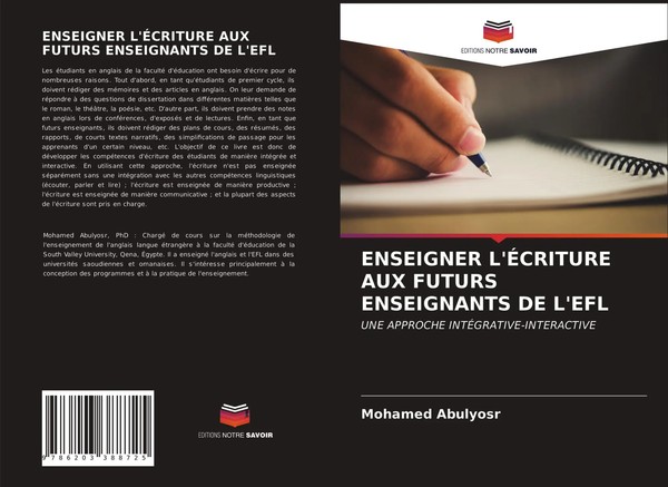 Mohamed Abulyosr | Enseigner L'ÉCriture Aux Futurs Enseignants De L'efl | Buch-image