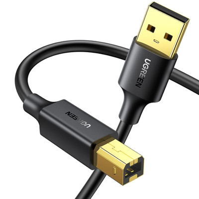 UGREEN Druckerkabel USB (5M) Printer Cable USB-A Auf Typ-B Stecker Drucker Kabel