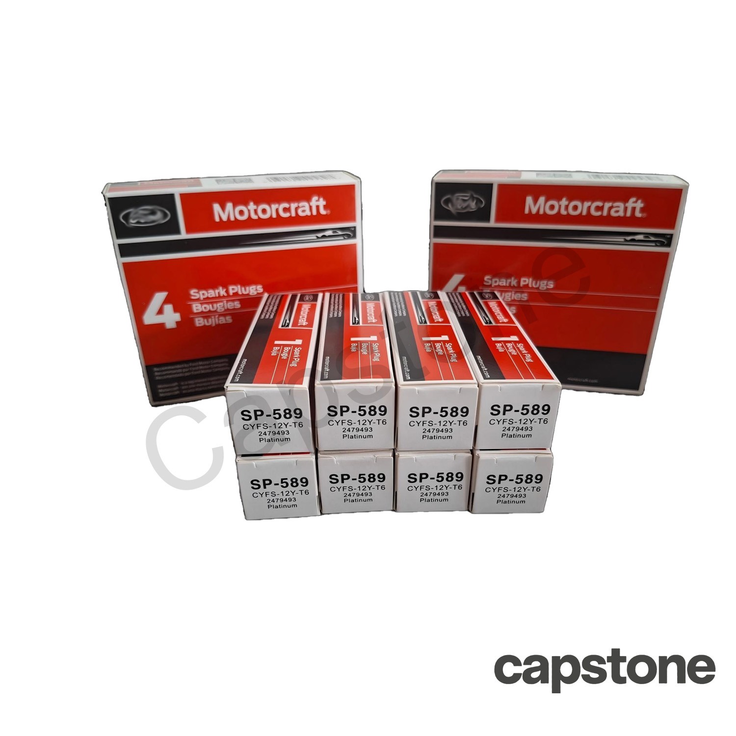 8Pcs Genuine OEM Motorcraft SP589 CYFS12YT6 Spark Plug replaces SP520X US
