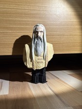 Saruman Büste - Der Weiße Zauberer - Handbemalt & Unikat - 3D Druck - 21cm