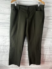 Liverpool Women Peat Army Olive Green Dress Pants 12/31 Corpcore Office j117