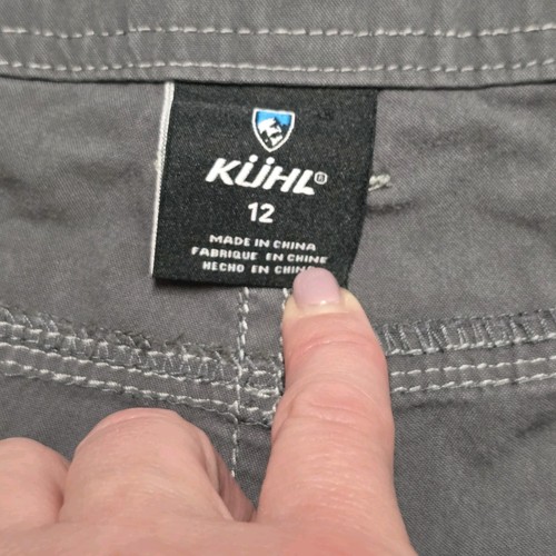 KUHL Cargo Shorts Women's Sz 12 Splash Canvas Outdoor Hiking Camping - Picture 6 of 7