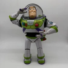 Thinkway Toys Toy Story Power Up Buzz Sparkling Green Lightyear Talking Works