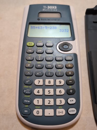Texas Instruments TI-30XS MultiView Calculator With Cover - Tested and Works - Picture 2 of 4