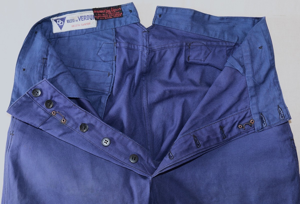パンツ 40's French work indigo cotton twill パンツ 40's French work indigo cotton twill パンツ 40's French