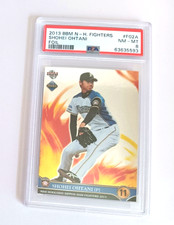 2013 BBM GENESIS SHOHEI OHTANI ROOKIE RC #F02A FOIL PITCHING PSA 8 NM-MT SET