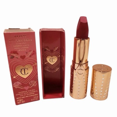 Charlotte Tilbury Matte Revolution Lipstick First Dance 0.12 Oz Full Size Sealed