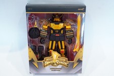 Super7 Mighty Morphin Power Rangers Ultimates Megazord Black Gold NEW NIB