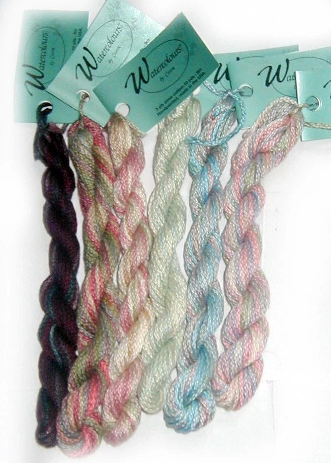 CARON Watercolours 18 SKEINS Embroidery Thread 3 ply Pima cotton FLOSS Lot New - Image 3 of 4