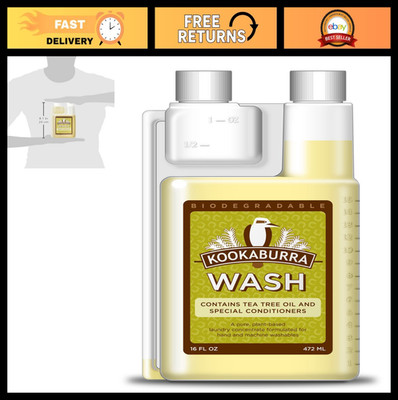 16oz Kookaburra Wash - Premium Cleaning Solution for Sports Gear & Apparel