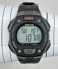 Timex Ironman Watch Mens 41mm Indiglo 30-Lap Timer T5K821 Read Description YC1