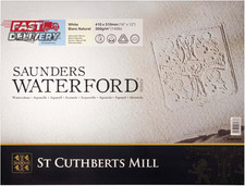 St Cuthberts Mill Saunders Waterford Watercolor Paper T46330051011E 300 G/M , Fi