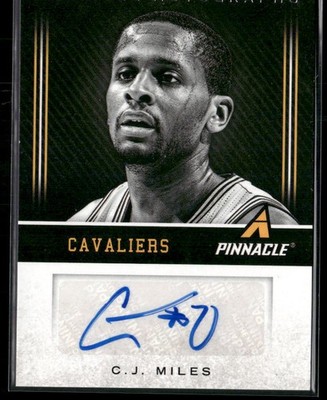 2013-14 Pinnacle #34 C.J. Miles Autographs