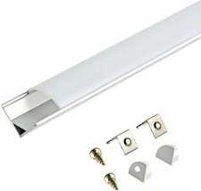 6pcs or 20pcs x 1m LED Channel Diffuser Kit | U, V, YW & U-Wide Aluminium Profil