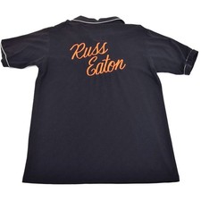 Penguin Shirt VTG Grand Slam Munsingwear Size S/M 70s Russ Eaton Black Orange