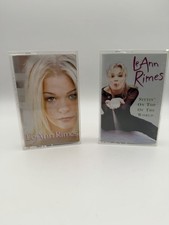 Country Cassette Lot 2 Tapes LeAnn Rimes Collection 90s Country Music