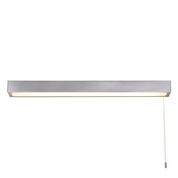 Wandlampe Wandleuchte Flurleuchte Led Badezimmerlampe Chrom Glas Weiß B 60 Cm