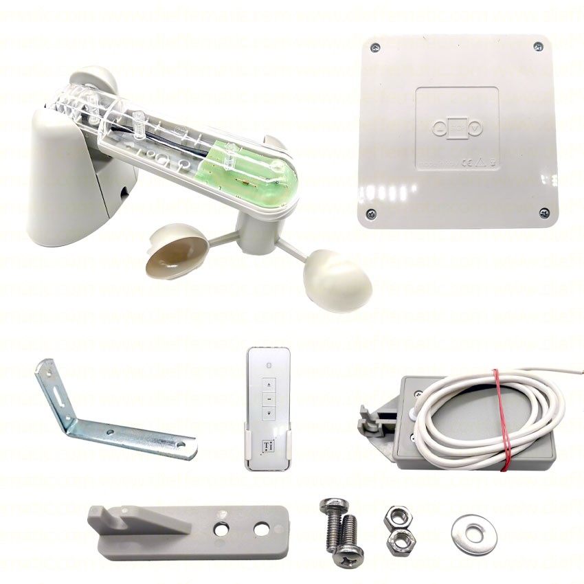 Kit KITI Automazione 1 Motore Vasistas: Centrale Pioggia-Vento 230V