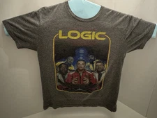 Logic The Incredible True Story Tshirt M Gray Hip Hop Rap Music Band Concert Tee