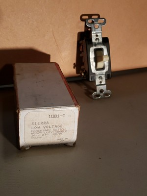 Pass & Seymour  1081-I Low Voltage Momentary Switch Heavy Duty Toggle  3 Amp 24V