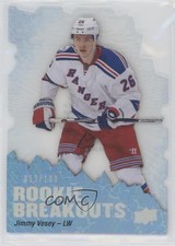2016-17 Upper Deck Rookie Breakouts 12/100 Jimmy Vesey #RB8 z1b