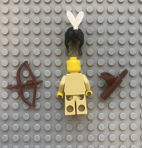 LEGO Tribal Hunter col001 Minifigure + Accessories + Free Shipping! - Picture 3 of 3