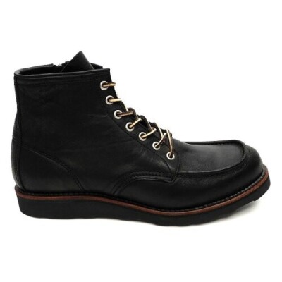 ISAMU KATAYAMA BACKLASH Lace-Up Leather Boots with Zipper