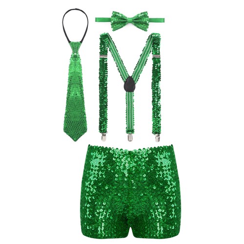 Kids Boys Girls Dance Bottoms Sports Dance Shorts Y Shape Adjustable Bow Tie - Picture 17 of 65
