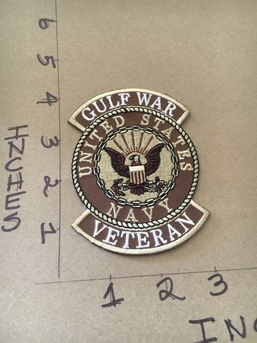 US Navy Gulf War Venteran desert tan Patch 9/21/23 modern
