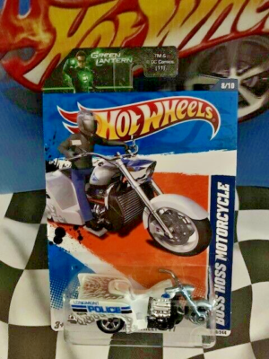 Hot Wheels 2011 HW Main Street 8/10 168 1990 Boss Hoss Motorcycle