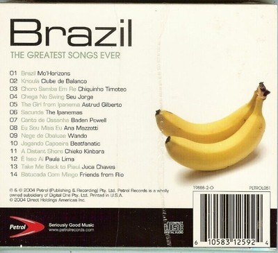 Brazil - The Greatest Songs Ever - Various Artists - CD - NEW 